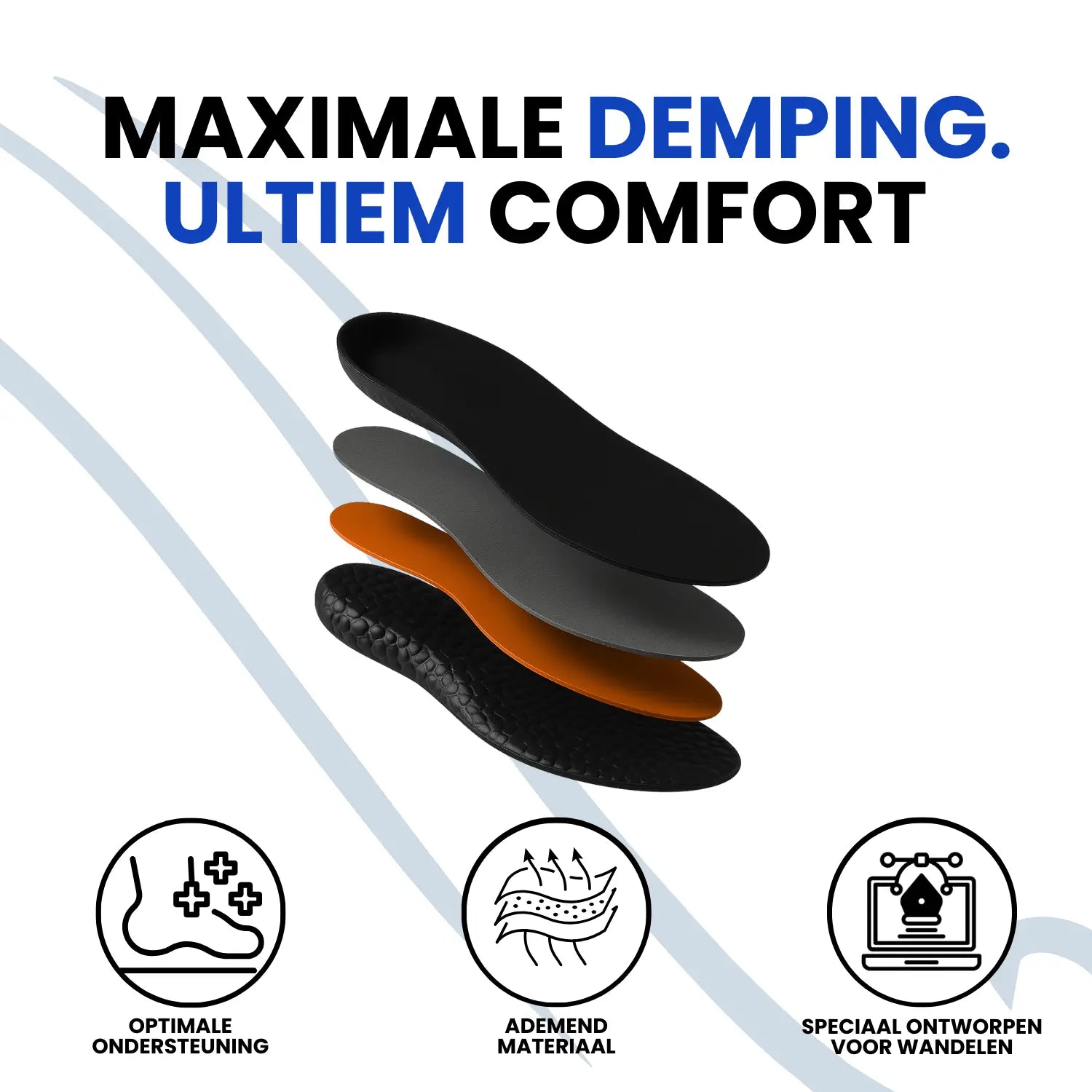 FitSole® Wandelzolen | 1 + 1 Gratis! FitSole
